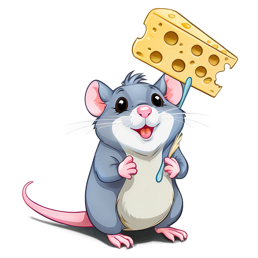 Cute Rat With Cheese Png 29 PNG image