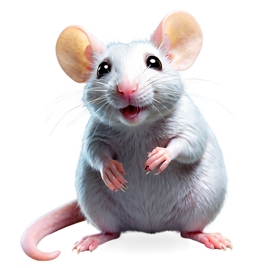 Cute Rat With Flower Png Yfy19 PNG image