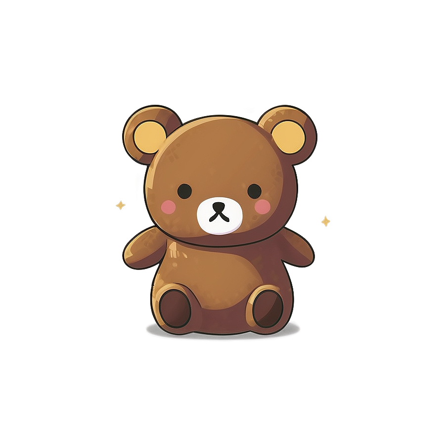 Cute Rilakkuma Bear Png 9 PNG image