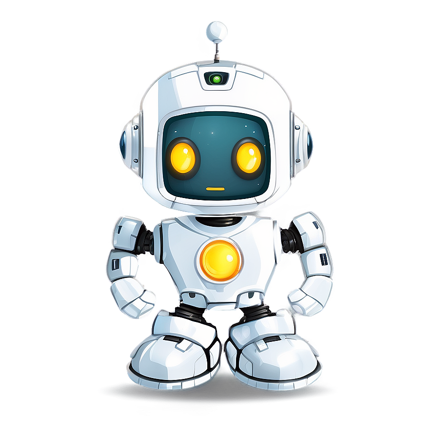 Cute Robot Mascot Png Asc PNG image