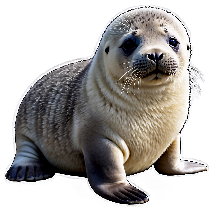 Cute Seal Pup Png 05032024 PNG image