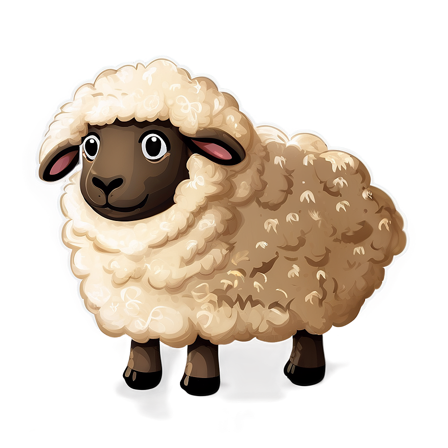 Cute Sheep Png 05232024 PNG image