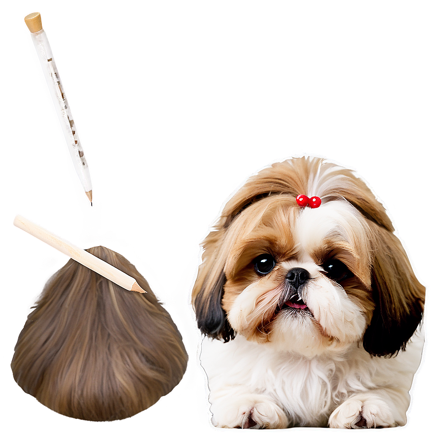 Cute Shih Tzu Dog Png 36 PNG image