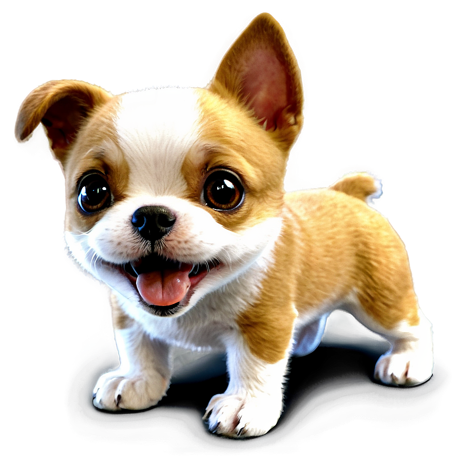 Cute Small Dog Cartoon Png 06252024 PNG image