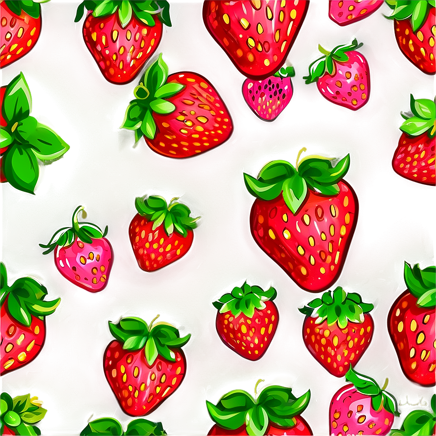 Cute Strawberry Png Vax PNG image
