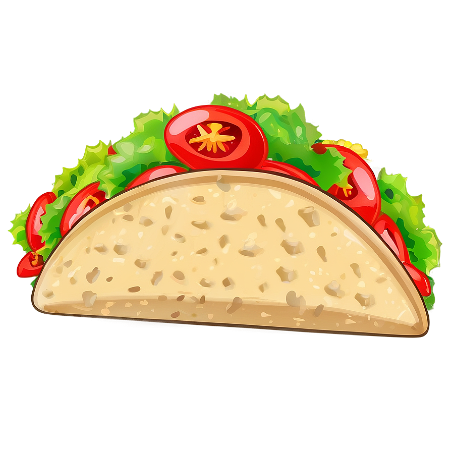 Cute Taco Clipart Png 06262024 PNG image