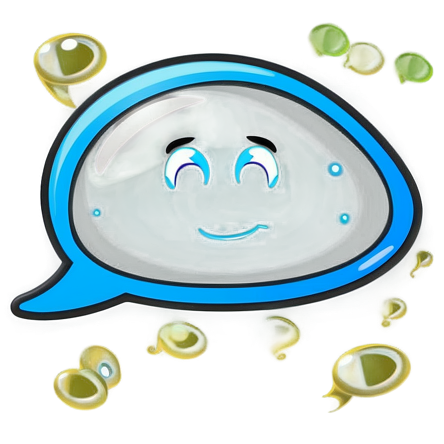 Cute Talk Bubble Png Gyh33 PNG image