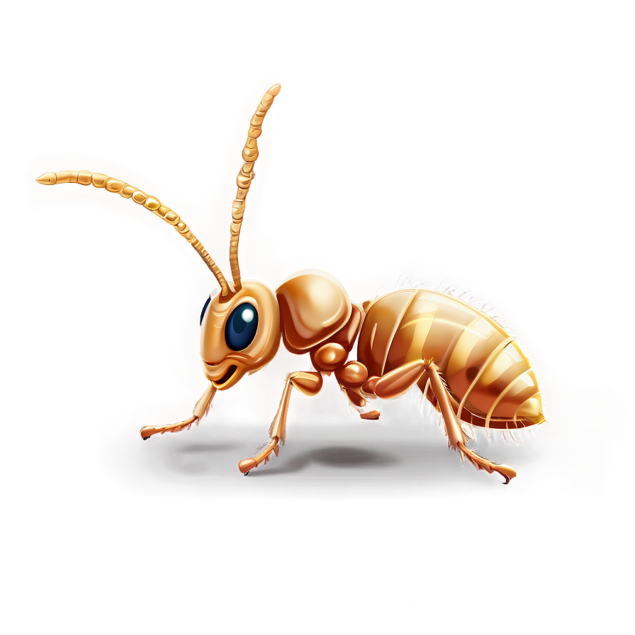 Cute Termite Drawing Png Wnm PNG image