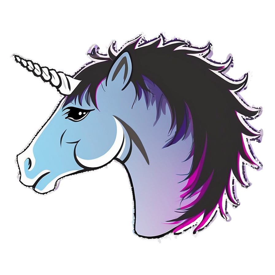 Cute Unicorn Silhouette Png Oac PNG image