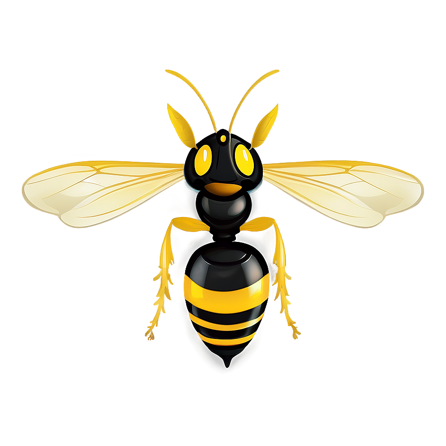 Cute Wasp Character Png 8 PNG image