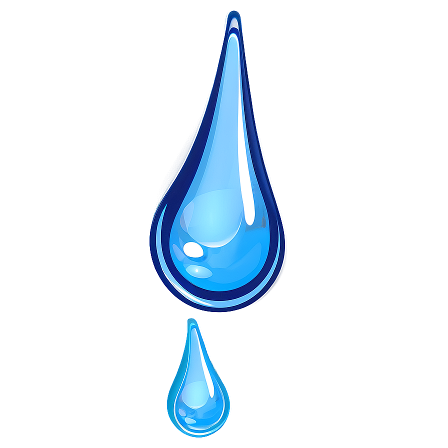 Cute Water Drop Cartoon Png Sck PNG image