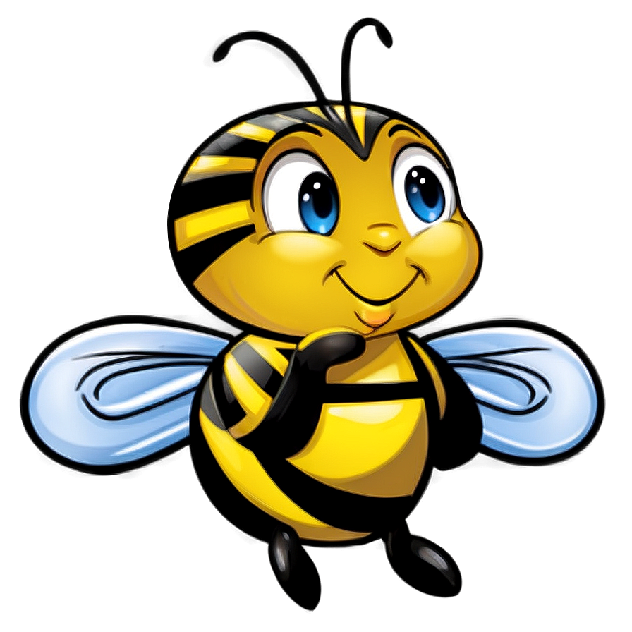 Cute Worker Bee Png 60 PNG image