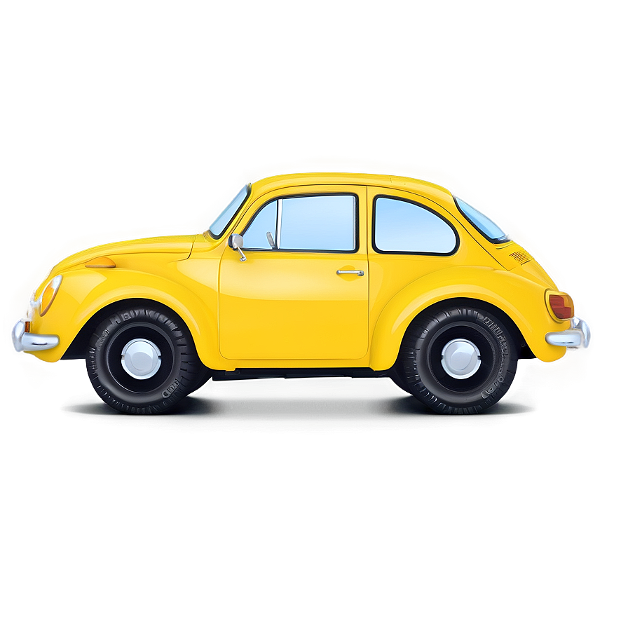 Cute Yellow Car Picture Png 88 PNG image