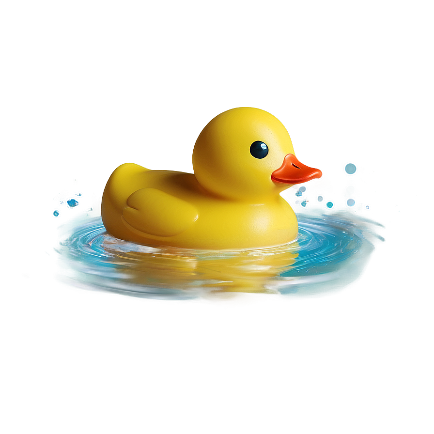 Cute Yellow Rubber Duck Png 05062024 PNG image