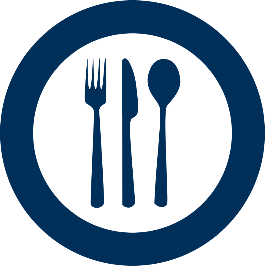 Cutlery Silhouette Icon PNG image