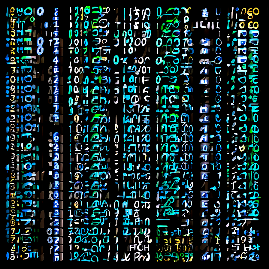 Cyber Matrix Code Texture Png 58 PNG image