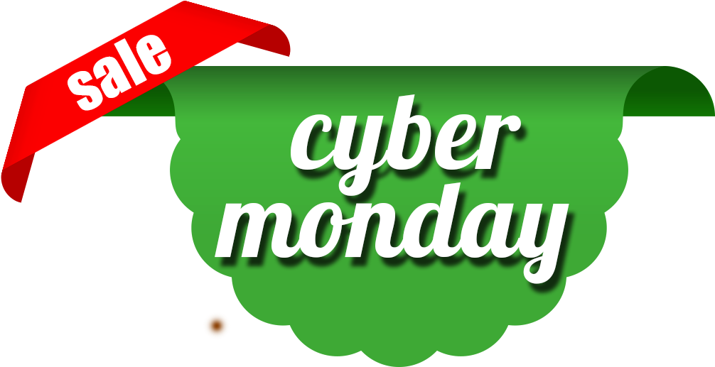 Cyber Monday Sale Banner PNG image