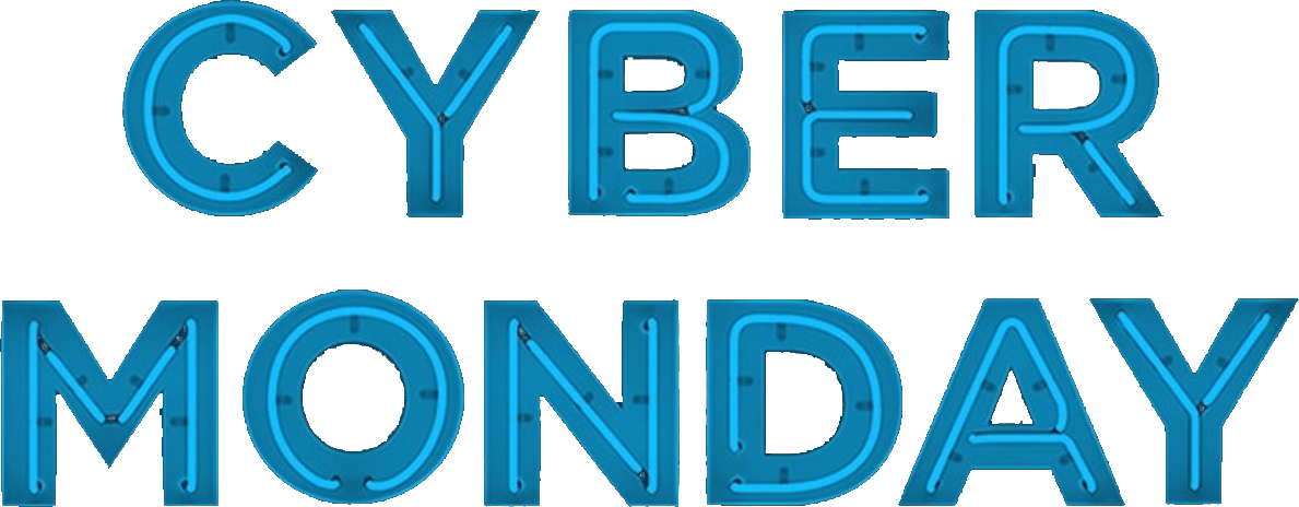 Cyber Monday Text Logo PNG image