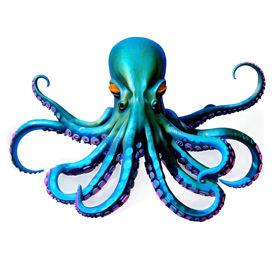 Cyber Octopus Png Kdl PNG image