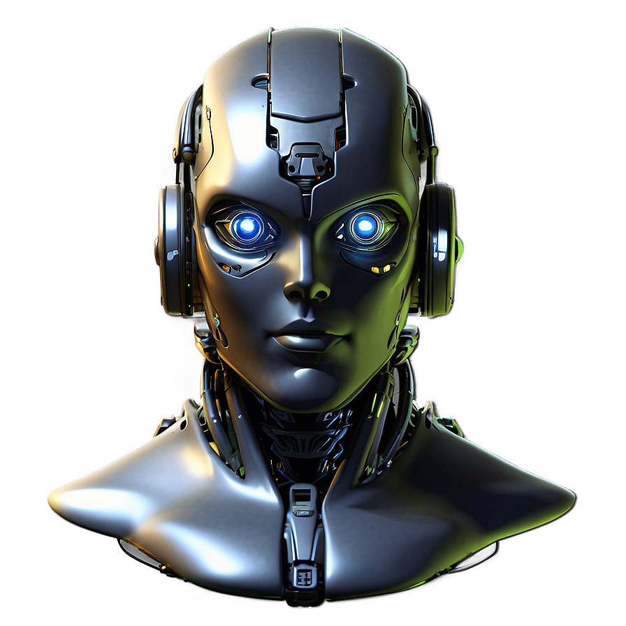 Cyber Robot Head Png 45 PNG image