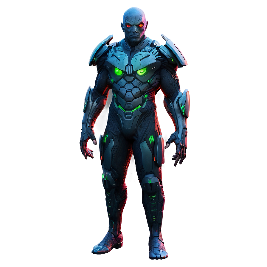 Cyber Villain Concept Png 06252024 PNG image