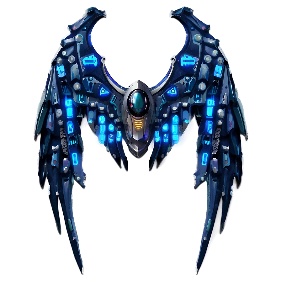 Cyber Wings Png 40 PNG image
