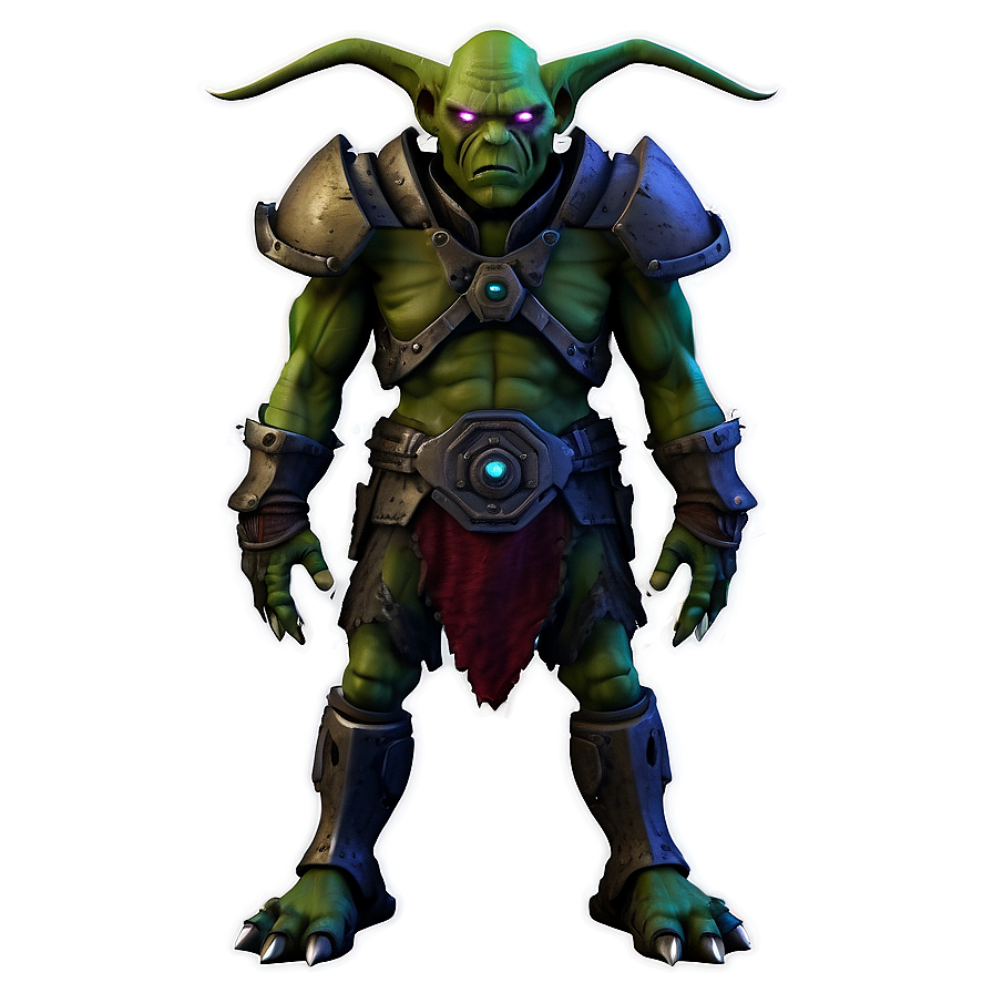 Cybernetic Goblin Warrior Png 05252024 PNG image