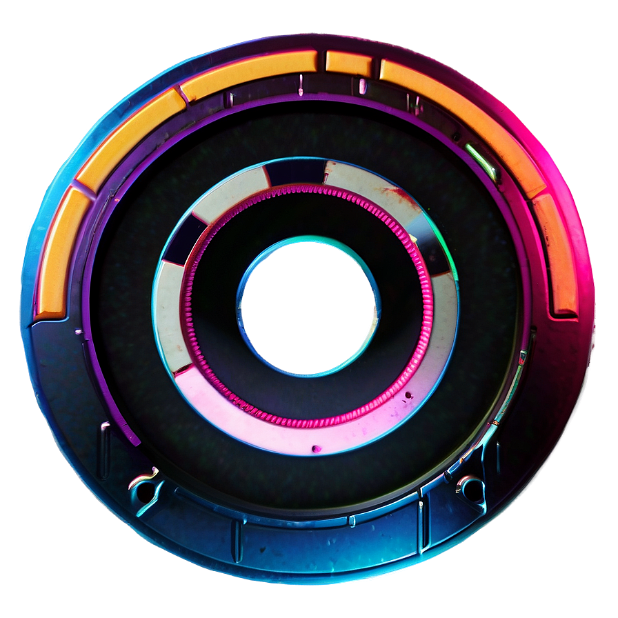 Cyberpunk Aesthetic Disc Png Umr PNG image