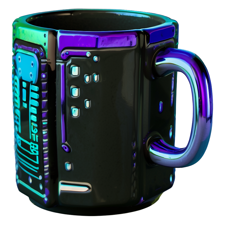 Cyberpunk Aesthetic Mug Png 64 PNG image