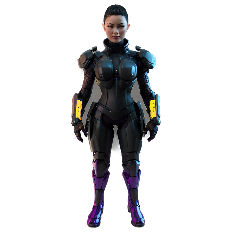 Cyberpunk Armor Png 06132024 PNG image