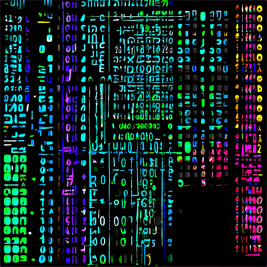 Cyberpunk Matrix Code Aesthetic Png Ufm PNG image