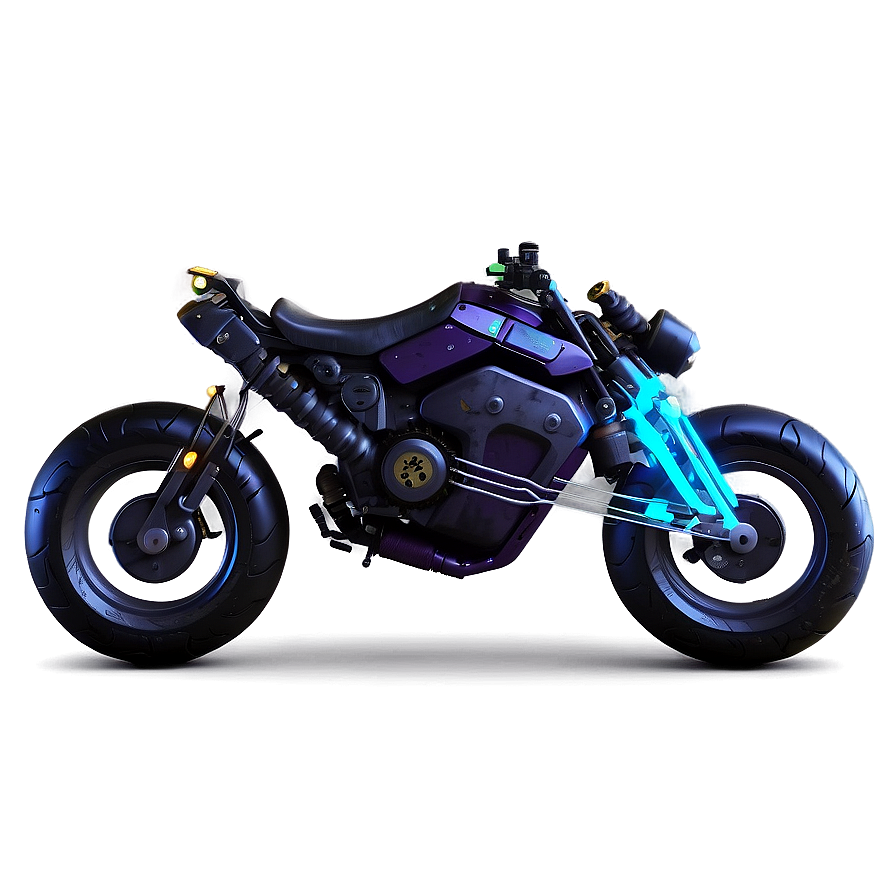 Cyberpunk Motorcycle Png 18 PNG image