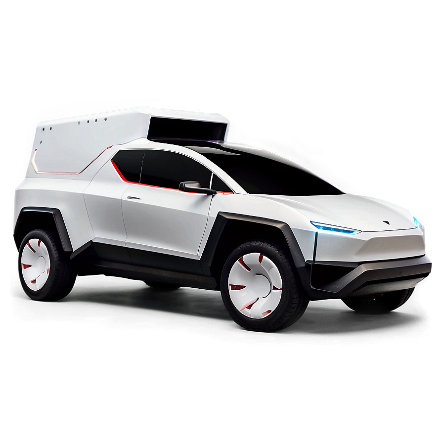 Cybertruck In Action Tesla Png Ngp53 PNG image