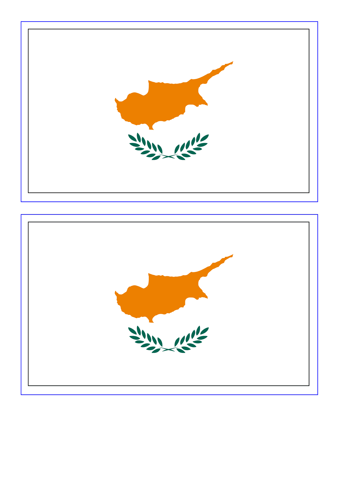Cyprus Flag Design Variations PNG image