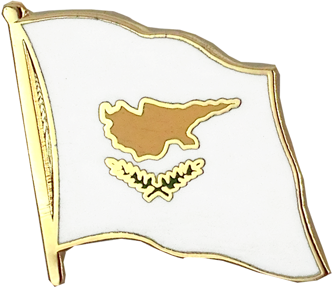 Cyprus Flag Pin Design PNG image