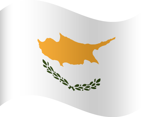 Cyprus Flag Waving PNG image