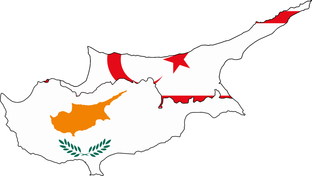 Cyprus Map Division PNG image