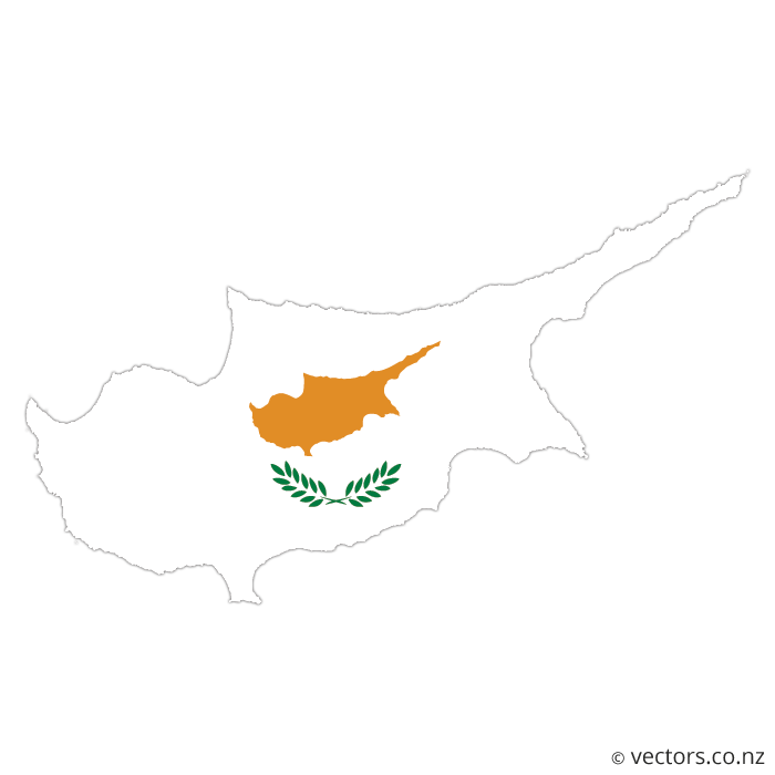 Cyprus Map Flag Illustration PNG image