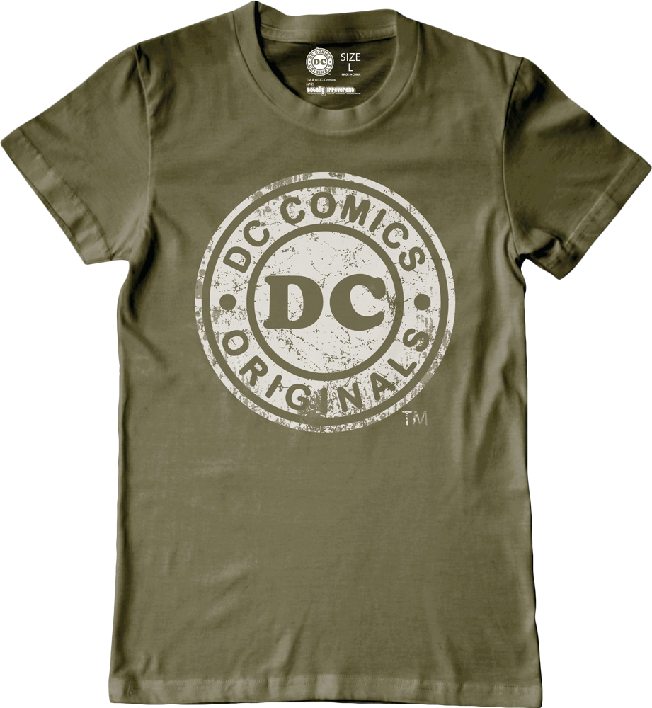 D C Comics Originals T Shirt PNG image