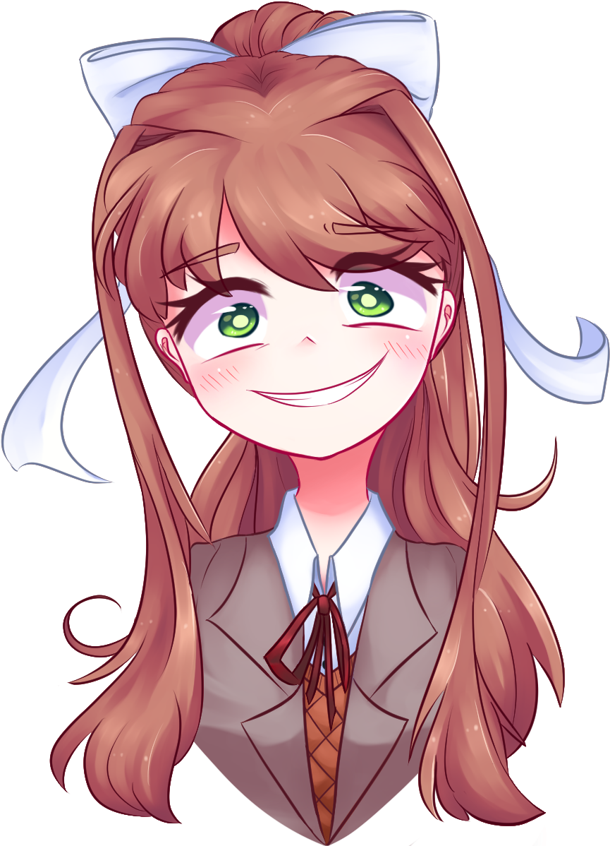 D D L C Monika Smiling Portrait PNG image