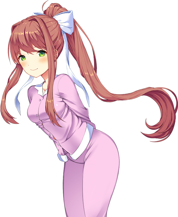 D D L C Monika Standing Pose PNG image