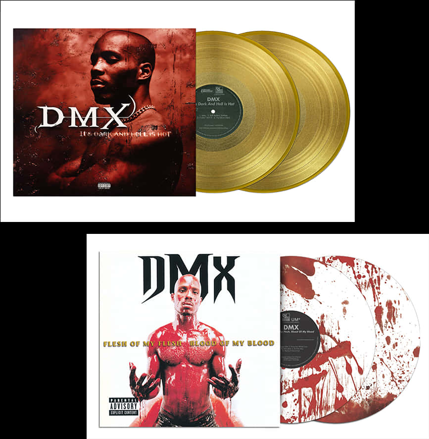D M X Album Covers Vinyl Records PNG image