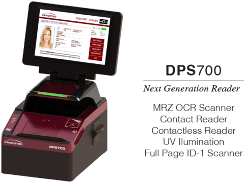 D P S700 Passport Reader Device PNG image