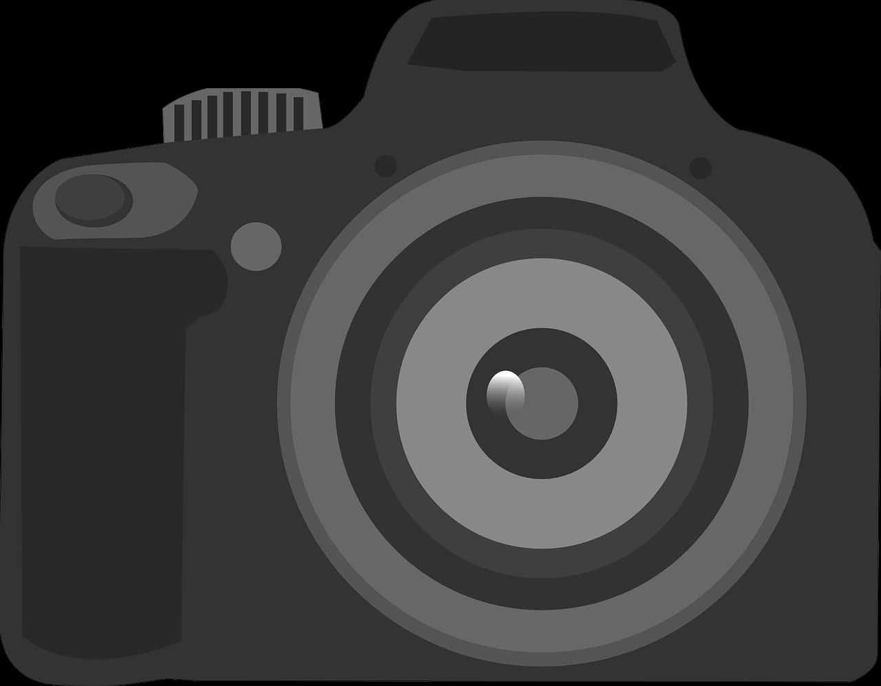 D S L R Camera Vector Illustration PNG image