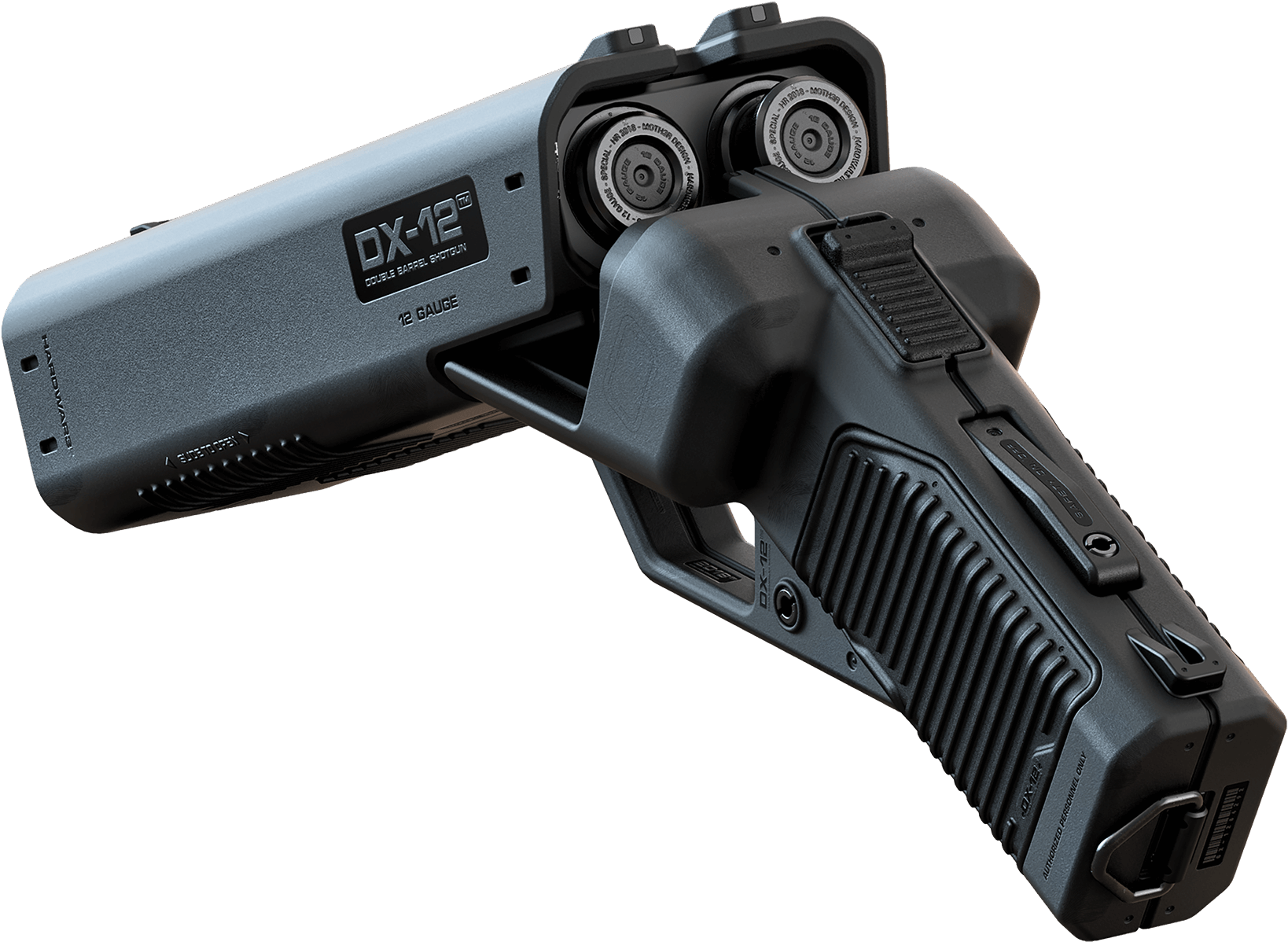 D X12 Pistol Grip Shotgun PNG image