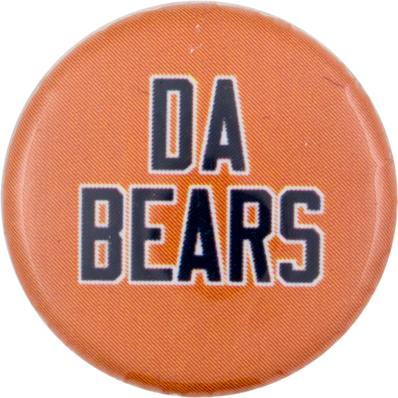 Da Bears Button Chicago Football Fandom PNG image