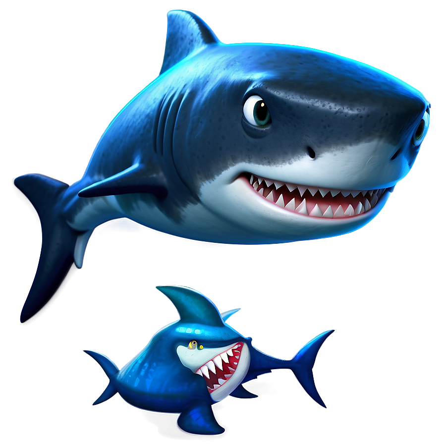 Daddy Shark Art Png 06212024 PNG image