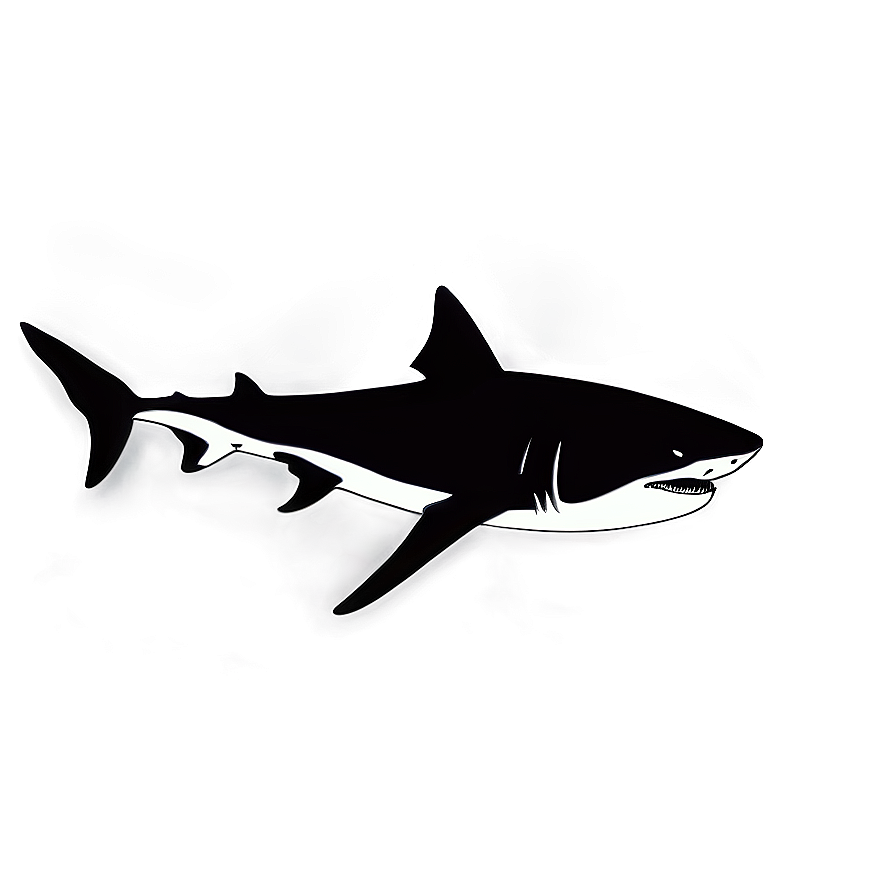 Daddy Shark Silhouette Png 06212024 PNG image