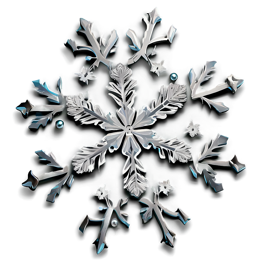 Dainty Snowflake Graphic Png 05252024 PNG image