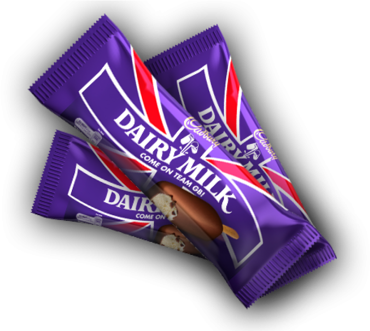 Dairy Milk Chocolate Bars Patriotic Packaging PNG image
